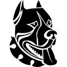 Stencil Schablone Stafford Terrier